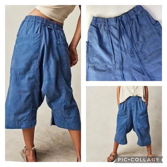 Free People Pants - Free People Marbella Crop Harem Pants Slouchy